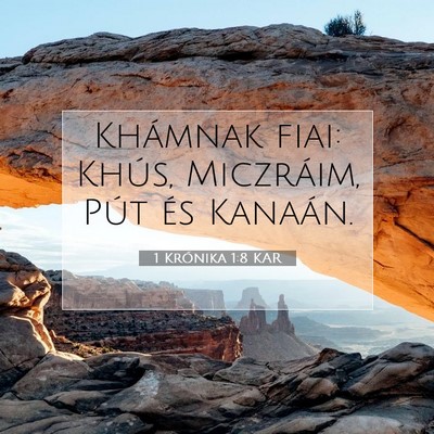 1 Krónika 1:8 Bibliai vers magyarázata