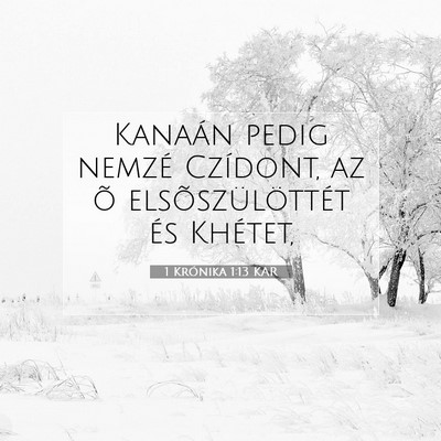 1 Krónika 1:13 Bibliai vers magyarázata