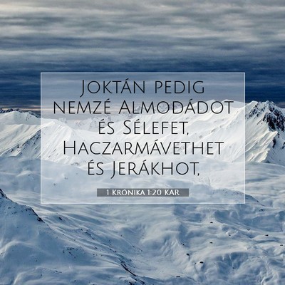 1 Krónika 1:20 Bibliai vers magyarázata