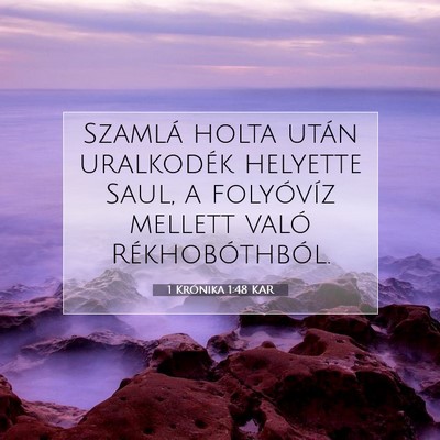 1 Krónika 1:48 Bibliai vers magyarázata