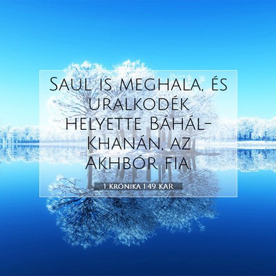 1 Krónika 1:49 Bibliai vers magyarázata