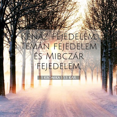 1 Krónika 1:53 Bibliai vers magyarázata