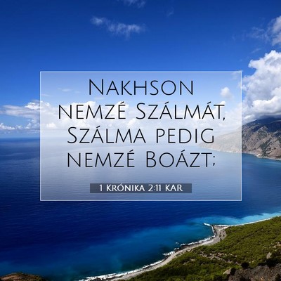 1 Krónika 2:11 KAR Bibliai verskép