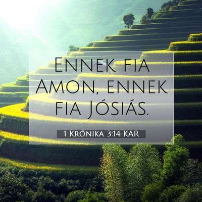 1 Krónika 3:14 KAR Bibliai verskép