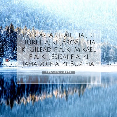 1 Krónika 5:14 Bibliai vers magyarázata