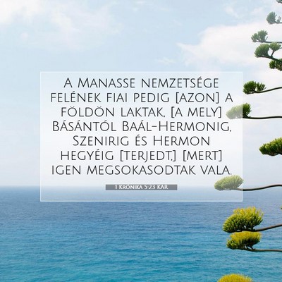 1 Krónika 5:23 KAR Bibliai verskép