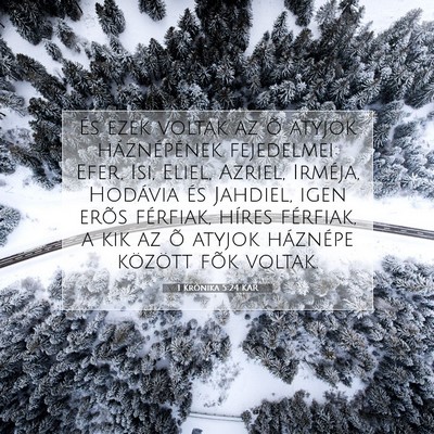 1 Krónika 5:24 KAR Bibliai verskép