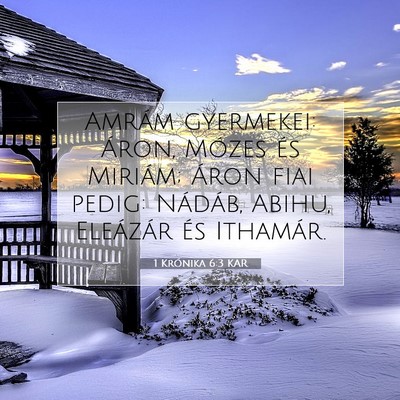 1 Krónika 6:3 KAR Bibliai verskép