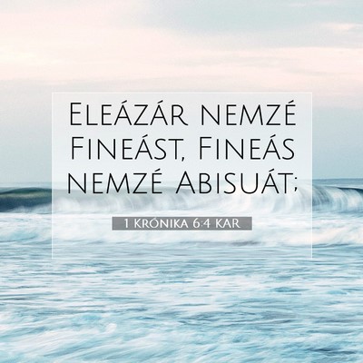 1 Krónika 6:4 KAR Bibliai verskép