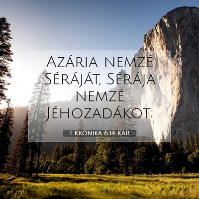 1 Krónika 6:14 KAR Bibliai verskép