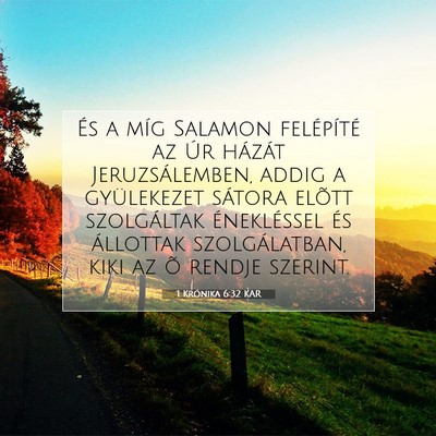 1 Krónika 6:32 KAR Bibliai verskép