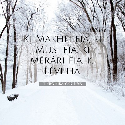 1 Krónika 6:47 KAR Bibliai verskép
