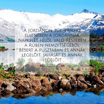1 Krónika 6:78 KAR Bibliai verskép
