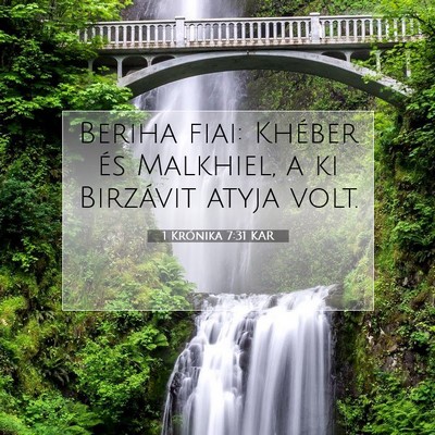 1 Krónika 7:31 Bibliai vers magyarázata