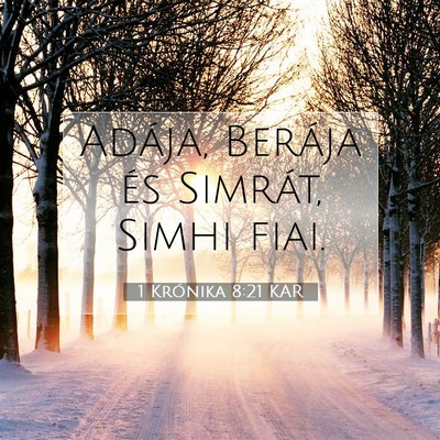 1 Krónika 8:21 Bibliai vers magyarázata