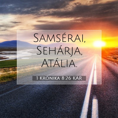 1 Krónika 8:26 Bibliai vers magyarázata