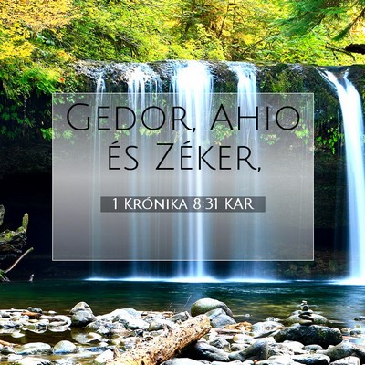 1 Krónika 8:31 KAR Bibliai verskép