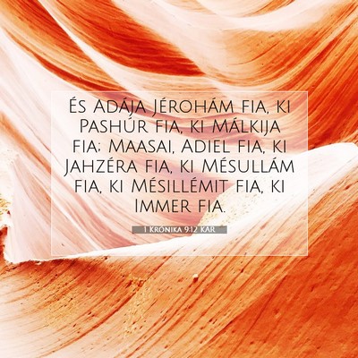1 Krónika 9:12 KAR Bibliai verskép