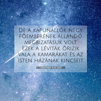 1 Krónika 9:26 KAR Bibliai verskép