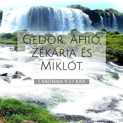1 Krónika 9:37 KAR Bibliai verskép