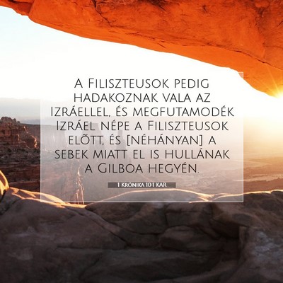 1 Krónika 10:1 KAR Bibliai verskép