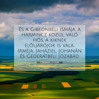 1 Krónika 12:4 Bibliai vers magyarázata