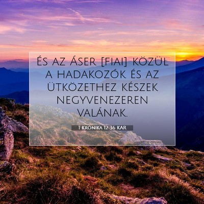 1 Krónika 12:36 Bibliai vers magyarázata