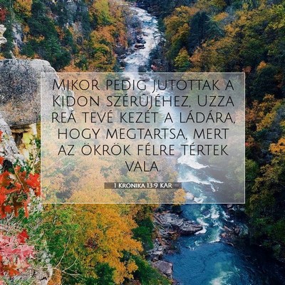 1 Krónika 13:9 KAR Bibliai verskép