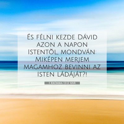 1 Krónika 13:12 KAR Bibliai verskép
