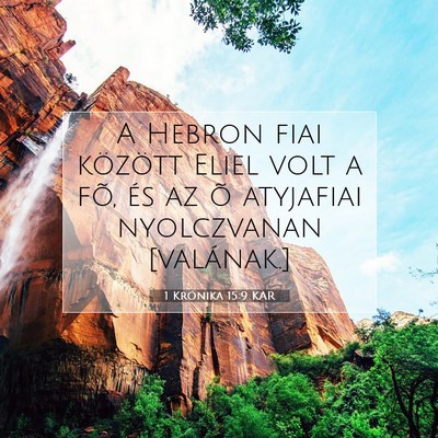 1 Krónika 15:9 KAR Bibliai verskép