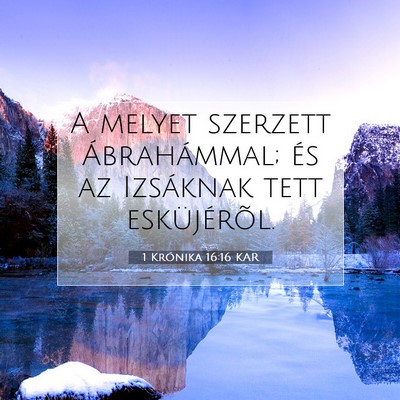 1 Krónika 16:16 Bibliai vers magyarázata