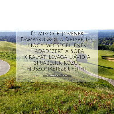 1 Krónika 18:5 KAR Bibliai verskép