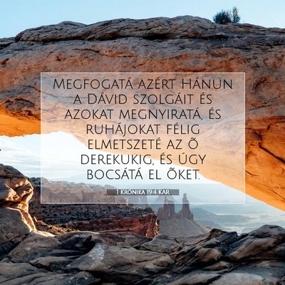 1 Krónika 19:4 Bibliai vers magyarázata
