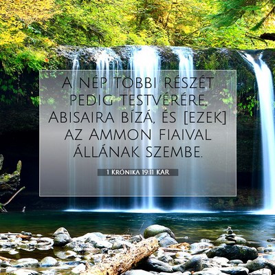 1 Krónika 19:11 KAR Bibliai verskép
