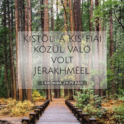 1 Krónika 24:29 Bibliai vers magyarázata