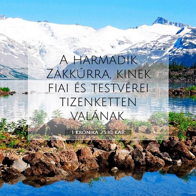 1 Krónika 25:10 Bibliai vers magyarázata