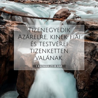 1 Krónika 25:18 Bibliai vers magyarázata
