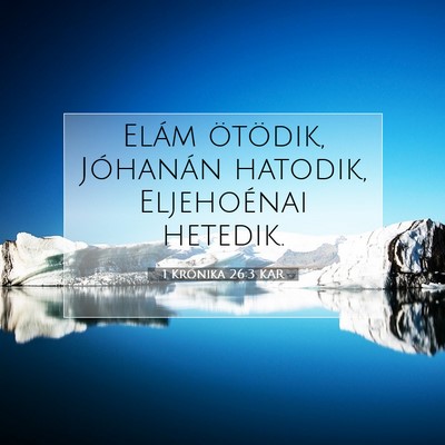 1 Krónika 26:3 Bibliai vers magyarázata