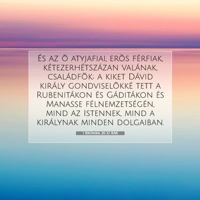 1 Krónika 26:32 KAR Bibliai verskép