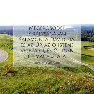 2 Krónika 1:1 Bibliai vers magyarázata