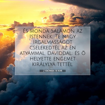 2 Krónika 1:8 Bibliai vers magyarázata