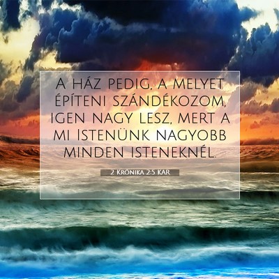 2 Krónika 2:5 KAR Bibliai verskép