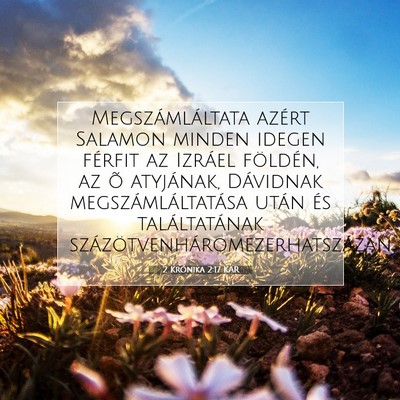 2 Krónika 2:17 KAR Bibliai verskép