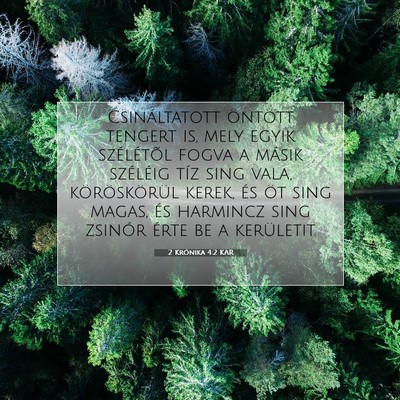 2 Krónika 4:2 KAR Bibliai verskép