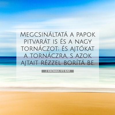 2 Krónika 4:9 KAR Bibliai verskép