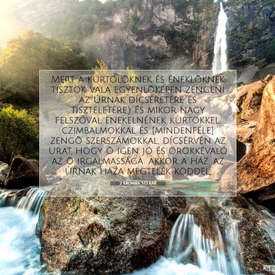 2 Krónika 5:13 KAR Bibliai verskép