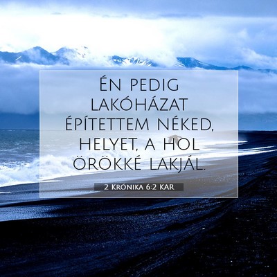 2 Krónika 6:2 KAR Bibliai verskép