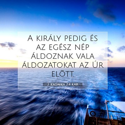 2 Krónika 7:4 KAR Bibliai verskép