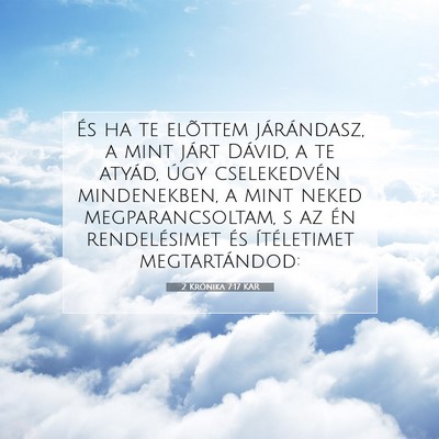 2 Krónika 7:17 KAR Bibliai verskép