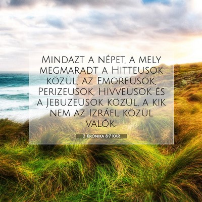 2 Krónika 8:7 KAR Bibliai verskép